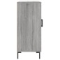 vidaXL Sideboard Grau Sonoma 90x34x80 cm Holzwerkstoff vidaXL Sideboard Grau Sonoma 90x34x80 cm Holzwerkstoff
