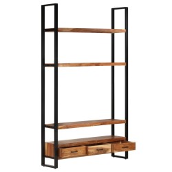 vidaXL Highboard 118x30x200 cm Akazie Massivholz