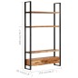 vidaXL Highboard 118x30x200 cm Akazie Massivholz vidaXL Highboard 118x30x200 cm Akazie Massivholz