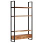 vidaXL Highboard 118x30x200 cm Akazie Massivholz vidaXL Highboard 118x30x200 cm Akazie Massivholz
