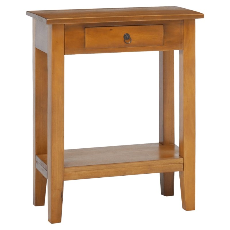 vidaXL Konsolentisch mit Schublade 60x30x75 cm Massivholz Mahagoni vidaXL Konsolentisch mit Schublade 60x30x75 cm Massivholz Mahagoni
