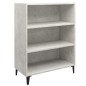 vidaXL Sideboard Betongrau 69,5x32,5x90 cm Holzwerkstoff vidaXL Sideboard Betongrau 69,5x32,5x90 cm Holzwerkstoff
