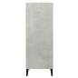 vidaXL Sideboard Betongrau 69,5x32,5x90 cm Holzwerkstoff vidaXL Sideboard Betongrau 69,5x32,5x90 cm Holzwerkstoff