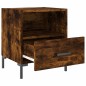 vidaXL Nachttisch Räuchereiche 40x35x47,5 cm Holzwerkstoff vidaXL Nachttisch Räuchereiche 40x35x47,5 cm Holzwerkstoff