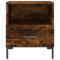 vidaXL Nachttisch Räuchereiche 40x35x47,5 cm Holzwerkstoff vidaXL Nachttisch Räuchereiche 40x35x47,5 cm Holzwerkstoff