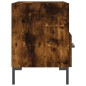 vidaXL Nachttisch Räuchereiche 40x35x47,5 cm Holzwerkstoff vidaXL Nachttisch Räuchereiche 40x35x47,5 cm Holzwerkstoff