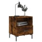 vidaXL Nachttisch Räuchereiche 40x35x47,5 cm Holzwerkstoff vidaXL Nachttisch Räuchereiche 40x35x47,5 cm Holzwerkstoff