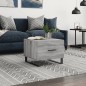 vidaXL Couchtisch Grau Sonoma 50x50x40 cm Holzwerkstoff vidaXL Couchtisch Grau Sonoma 50x50x40 cm Holzwerkstoff
