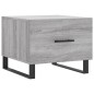vidaXL Couchtisch Grau Sonoma 50x50x40 cm Holzwerkstoff vidaXL Couchtisch Grau Sonoma 50x50x40 cm Holzwerkstoff