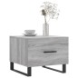 vidaXL Couchtisch Grau Sonoma 50x50x40 cm Holzwerkstoff vidaXL Couchtisch Grau Sonoma 50x50x40 cm Holzwerkstoff