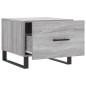vidaXL Couchtisch Grau Sonoma 50x50x40 cm Holzwerkstoff vidaXL Couchtisch Grau Sonoma 50x50x40 cm Holzwerkstoff