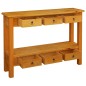vidaXL Konsolentisch mit Schubladen 110x30x75 cm Mahagoniholz vidaXL Konsolentisch mit Schubladen 110x30x75 cm Mahagoniholz