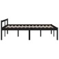 vidaXL Massivholzbett Schwarz Kiefer 140x200 cm vidaXL Massivholzbett Schwarz Kiefer 140x200 cm