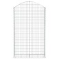 vidaXL Gabione mit Hochbogen 100x30x160/180 cm Verzinktes Eisen vidaXL Gabione mit Hochbogen 100x30x160/180 cm Verzinktes Eisen