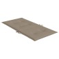 Gartenstuhlauflagen für Niedriglehner 6 Stk. Taupe 100x50x3 cm Gartenstuhlauflagen für Niedriglehner 6 Stk. Taupe 100x50x3 cm