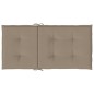 Gartenstuhlauflagen für Niedriglehner 6 Stk. Taupe 100x50x3 cm Gartenstuhlauflagen für Niedriglehner 6 Stk. Taupe 100x50x3 cm