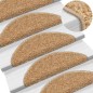 vidaXL Treppenmatten 15 Stk. Creme 65x21x4 cm vidaXL Treppenmatten 15 Stk. Creme 65x21x4 cm