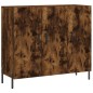 vidaXL Sideboard Räuchereiche 90x34x80 cm Holzwerkstoff vidaXL Sideboard Räuchereiche 90x34x80 cm Holzwerkstoff