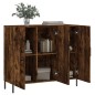 vidaXL Sideboard Räuchereiche 90x34x80 cm Holzwerkstoff vidaXL Sideboard Räuchereiche 90x34x80 cm Holzwerkstoff