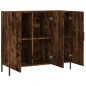 vidaXL Sideboard Räuchereiche 90x34x80 cm Holzwerkstoff vidaXL Sideboard Räuchereiche 90x34x80 cm Holzwerkstoff