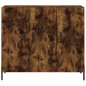 vidaXL Sideboard Räuchereiche 90x34x80 cm Holzwerkstoff vidaXL Sideboard Räuchereiche 90x34x80 cm Holzwerkstoff