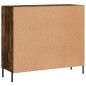 vidaXL Sideboard Räuchereiche 90x34x80 cm Holzwerkstoff vidaXL Sideboard Räuchereiche 90x34x80 cm Holzwerkstoff