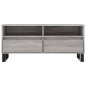 vidaXL TV-Schrank Grau Sonoma 100x34,5x44,5 cm Holzwerkstoff vidaXL TV-Schrank Grau Sonoma 100x34,5x44,5 cm Holzwerkstoff