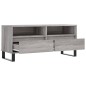 vidaXL TV-Schrank Grau Sonoma 100x34,5x44,5 cm Holzwerkstoff vidaXL TV-Schrank Grau Sonoma 100x34,5x44,5 cm Holzwerkstoff