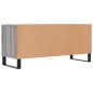 vidaXL TV-Schrank Grau Sonoma 100x34,5x44,5 cm Holzwerkstoff vidaXL TV-Schrank Grau Sonoma 100x34,5x44,5 cm Holzwerkstoff