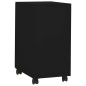 vidaXL Aktenschrank mit Rollen Schwarz 30x45x59 cm Stahl vidaXL Aktenschrank mit Rollen Schwarz 30x45x59 cm Stahl