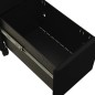 vidaXL Aktenschrank mit Rollen Schwarz 30x45x59 cm Stahl vidaXL Aktenschrank mit Rollen Schwarz 30x45x59 cm Stahl