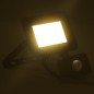 vidaXL LED-Fluter mit Sensor 20 W Warmweiß vidaXL LED-Fluter mit Sensor 20 W Warmweiß