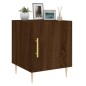 vidaXL Nachttische 2 Stk. Braun Eichen-Optik 40x40x50 cm Holzwerkstoff vidaXL Nachttische 2 Stk. Braun Eichen-Optik 40x40x50 cm Holzwerkstoff