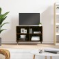 vidaXL TV-Schrank Räuchereiche 69,5x30x50 cm Holzwerkstoff vidaXL TV-Schrank Räuchereiche 69,5x30x50 cm Holzwerkstoff