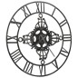vidaXL Wanduhr Silbern 78 cm Metall vidaXL Wanduhr Silbern 78 cm Metall