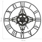 vidaXL Wanduhr Silbern 78 cm Metall vidaXL Wanduhr Silbern 78 cm Metall