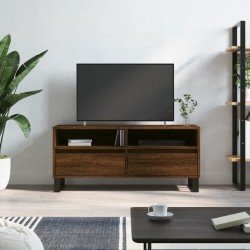 vidaXL TV-Schrank Braun Eichen-Optik 100x34,5x44,5 cm Holzwerkstoff
