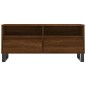 vidaXL TV-Schrank Braun Eichen-Optik 100x34,5x44,5 cm Holzwerkstoff vidaXL TV-Schrank Braun Eichen-Optik 100x34,5x44,5 cm Holzwerkstoff