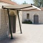 vidaXL Gelenkarmmarkise mit Pfosten 3x2,5 m Creme vidaXL Gelenkarmmarkise mit Pfosten 3x2,5 m Creme