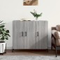 vidaXL Sideboard Grau Sonoma 90x34x80 cm Holzwerkstoff vidaXL Sideboard Grau Sonoma 90x34x80 cm Holzwerkstoff