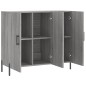 vidaXL Sideboard Grau Sonoma 90x34x80 cm Holzwerkstoff vidaXL Sideboard Grau Sonoma 90x34x80 cm Holzwerkstoff