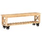 vidaXL TV-Schrank 130x30x42 cm Raues Mangoholz vidaXL TV-Schrank 130x30x42 cm Raues Mangoholz