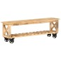 vidaXL TV-Schrank 130x30x42 cm Raues Mangoholz vidaXL TV-Schrank 130x30x42 cm Raues Mangoholz