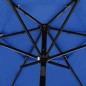 vidaXL Sonnenschirm mit Aluminium-Mast 3-lagig Azurblau 2,5 m vidaXL Sonnenschirm mit Aluminium-Mast 3-lagig Azurblau 2,5 m