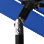 vidaXL Sonnenschirm mit Aluminium-Mast 3-lagig Azurblau 2,5 m vidaXL Sonnenschirm mit Aluminium-Mast 3-lagig Azurblau 2,5 m