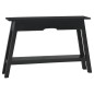vidaXL Konsolentisch Schwarz 110x30x75 cm Massivholz Mahagoni vidaXL Konsolentisch Schwarz 110x30x75 cm Massivholz Mahagoni
