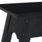 vidaXL Konsolentisch Schwarz 110x30x75 cm Massivholz Mahagoni vidaXL Konsolentisch Schwarz 110x30x75 cm Massivholz Mahagoni