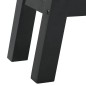 vidaXL Konsolentisch Schwarz 110x30x75 cm Massivholz Mahagoni vidaXL Konsolentisch Schwarz 110x30x75 cm Massivholz Mahagoni