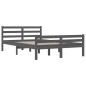 vidaXL Massivholzbett Grau 120x200 cm vidaXL Massivholzbett Grau 120x200 cm