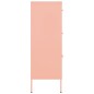 vidaXL Schubladenschrank Rosa 80x35x101,5 cm Stahl vidaXL Schubladenschrank Rosa 80x35x101,5 cm Stahl